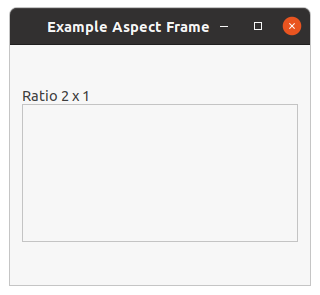 Aspect Frame Container