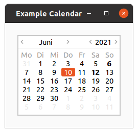 Calendar