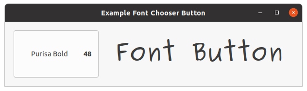 Font Button