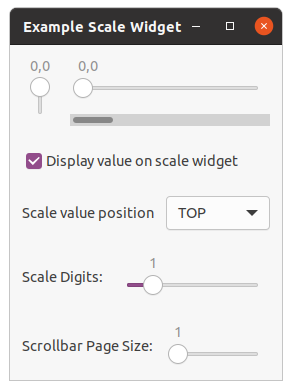 Scale Widget