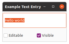 Text Entry