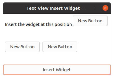 Insert a Widget