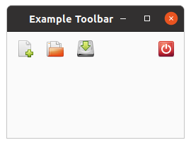 Creating a Toolbar